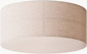 Handgemaakte plafondlamp Hashira van linnen