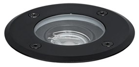 Moderne buiten grondspot zwart 35 mm verstelbaar IP65 - Delux