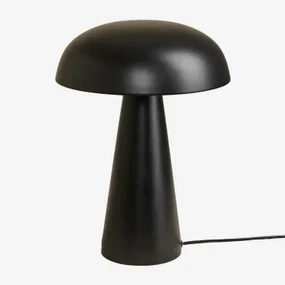 Galina Ijzeren Tafellamp ↑35 Cm Zwart - Sklum