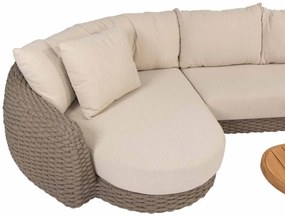 4 Seasons Outdoor Maxime chaise loungebank terre LoungebankLoungeset   bruin weerbestendig