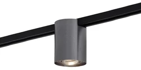 Moderne 1-fase railSpot / Opbouwspot / Plafondspot gunmetal - Iconic Rondoo Up Modern GU10 Binnenverlichting Lamp
