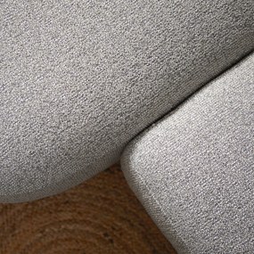 Grote Bank Met Ronde Chaise Longue Rechts Beige Mix Puente 09