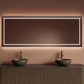 Gliss Design Lenus spiegel rechthoekig 140x70cm met handsensor