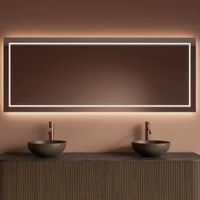 Gliss Design Lenus spiegel rechthoekig 180x70cm met handsensor