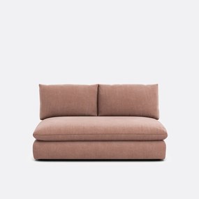 2-zits bankelement voor modulaire sofa, in gestructureerde stof, Malo