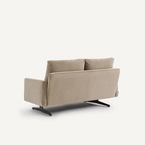 2-zitsbank in stonewashed fluweel, DELICATO