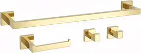 Badkameraccessoireset Rio Gold 4-delig