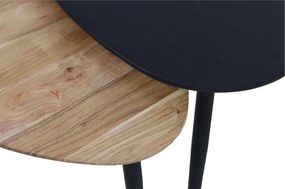 Modern Salontafel Peso set van 3 Bruin