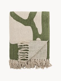 Plaid Dalmine met franjes
