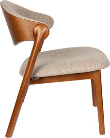 Dutchbone Babington Vintage Fauteuil Walnoot