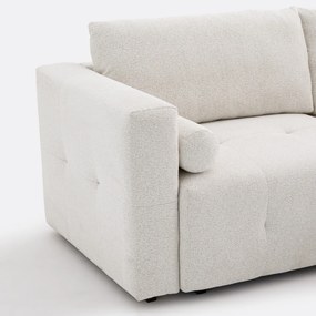 Hoekslaapbank van gemêleerde chenille, MASI