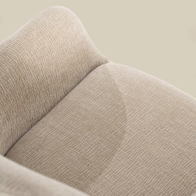 Draaibare Eetkamerstoel Armleuningen Taupe