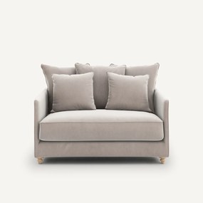 2-zits omvormbare zetel van fluweel, Lazare