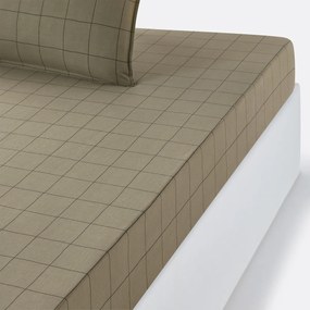 Hoeslaken in gewassen katoen, omslag 25 cm, Monille