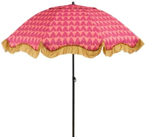Edelman Mitchell parasol hart roze - Ø220 x 238 cm