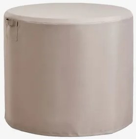 Beschermhoes Voor Ronde Tuintafel Otley Tapioca Beige & Ø105 Cm - Sklum