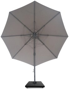 Zweefparasol  3.5m S2 Excellent (excl. voet) Taupe-naturel-bruin Camello Luna