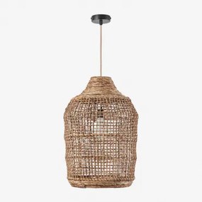 Arantxa Hanglamp Plafond Natuurlijk - Zwart & Ø38 Cm - ↑55 Cm Arantxa - Sklum