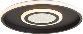 Moderne plafondlamp zwart incl. LED 3-way switch - Frini