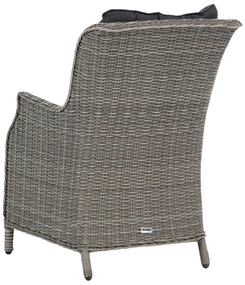 Tuinset 6 personen 217 cm Wicker Grijs Garden Collections Aberdeen/Young