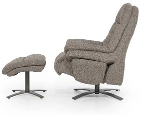 Eleonora Caleb Verstelbare Relax Fauteuil Taupe