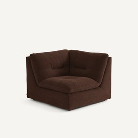 Modulaire 90° hoek in chenille fluweel, GIULIANO