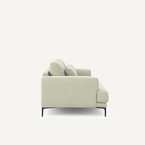 2-zits bank in stonewashed fluweel, Marsile