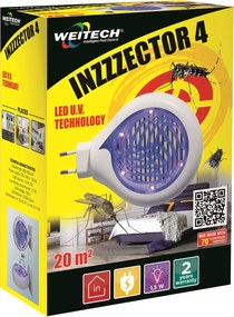 Weitech WK8203 Inzzzector4 Insectenlamp - 30 m² - UV LED