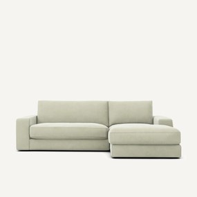 Stonewashed fluwelen hoekbank, SKANDER