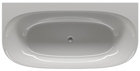 Sanigoods Masala half vrijstaand bad 170x80cm wit glans