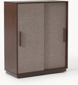 Houten dressoir Wisp met gestoffeerde voorkant