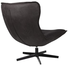 Draai Fauteuil Met Hoge Rug Antraciet