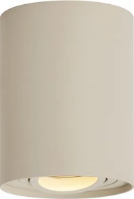 Set van 4 moderne opbouwspots beige GU10 50mm draai- en kantelbaar - Rondoo Up