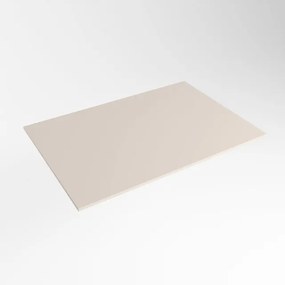Mondiaz TOP 41 Topblad - 40x41x0.9cm - geschikt voor afdekplaat - Solid surface - Linen TOP41-40X0.9LIN