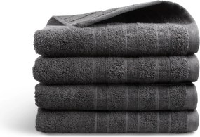 Handdoek DoubleLife Recycled Cotton Collectie – 4 stuks – 50×100 – anthracite