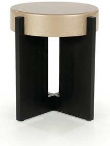 Eleonora Juliet Luxe Bijzettafel Rond Beige - 40 X 40cm.