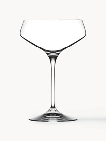 Filigraan kristallen champagneglazen Aria, 6 stuks