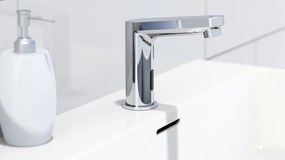 Schutte Vital wastafelkraan met infraroodsensor chroom