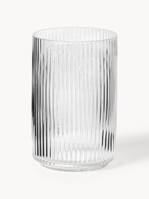 Mondgeblazen decoratieve vaas Carlo met reliëfpatroon, H 20 cm