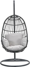 Garden Impressions Esmee hangstoel swing egg - donker grijs