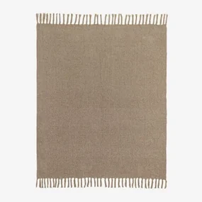 Manta Plaid Van Chenilla Maidina Bruin - Tarwe - Sklum