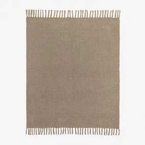 Plaid De Chenille Maidina Bruin - Tarwe & 130 X 150 Cm - Sklum