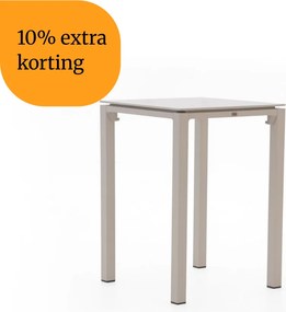 + 10% kassakorting | Bartafel Bellagio | Vierkant | Tuintafel Sintered stone | 75x75cm | 2 personen | Kees Smit Tuinmeubelen