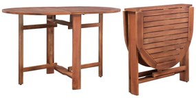 vidaXL Tuintafel 120x70x74 cm massief acaciahout