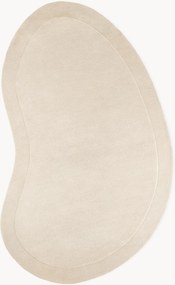 Handgetuft wollen vloerkleed Kadey in organische vorm