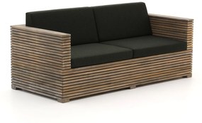 Loungebank Tuin ROUGH   | Teakhout | 2 personen | Tuinbank Old Teak Greywash | 180cm | Incl. kussens | Kees Smit Tuinmeubelen