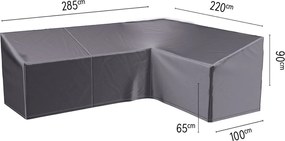Platinum AeroCover Loungebankhoes L-vorm - 285x220x100xH65/90 cm - Rechts