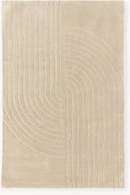 Handgetuft wollen hoog-laag vloerkleed Mason