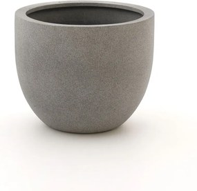 Bloempot Luca Lifestyle Grigio | Taupe Kunststof  | ø55cm | Geschikt voor Buiten en binnen | Kees Smit Tuinmeubelen