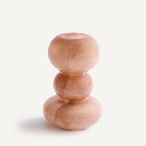 Handgeblazen glazen vaas, hoogte 29,6 cm, FYSA